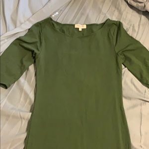 A mini dress
